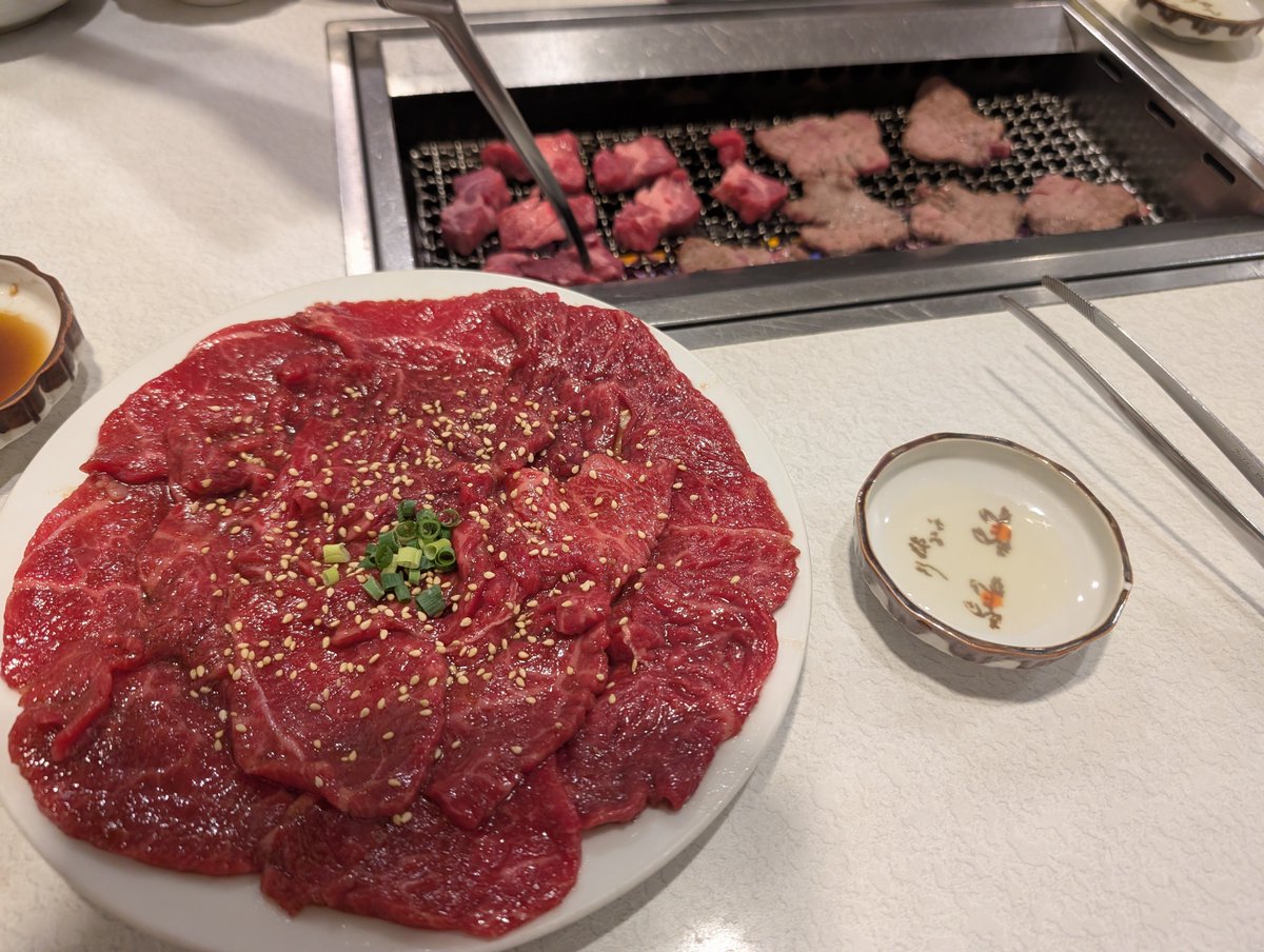 chiichan_81's tweet photo. 少し豪華な焼肉食べにきた😋 https://t.co/qEIMtPMOnh