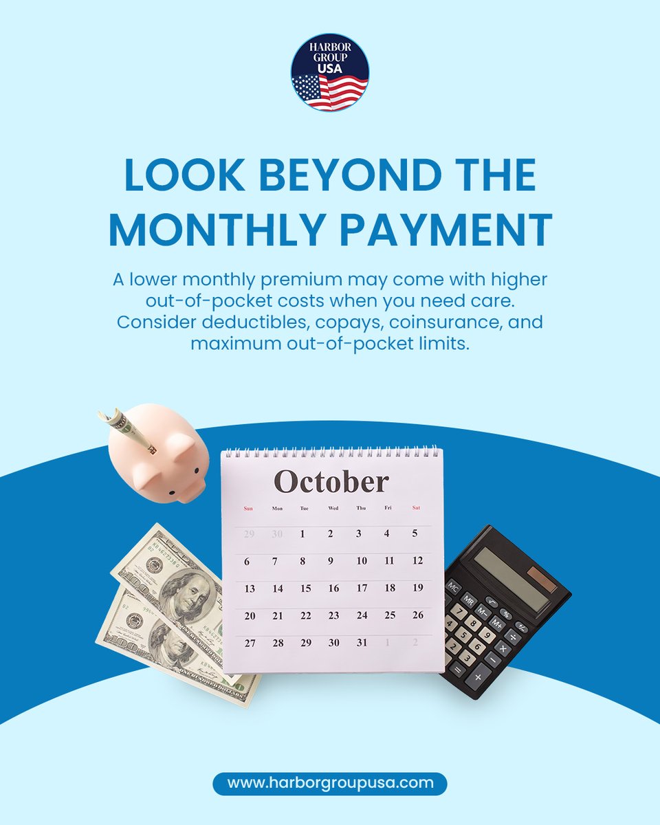 HarborGroupUsa's tweet photo. The monthly premium is only part of the picture.
Before choosing a plan, consider total costs, out-of-pocket expenses, provider networks, covered services, and overall value.

Choose what fits your healthcare needs not just your monthly payment.

Link in Bio

#healthcareplanning https://t.co/lP0tf4QRaA