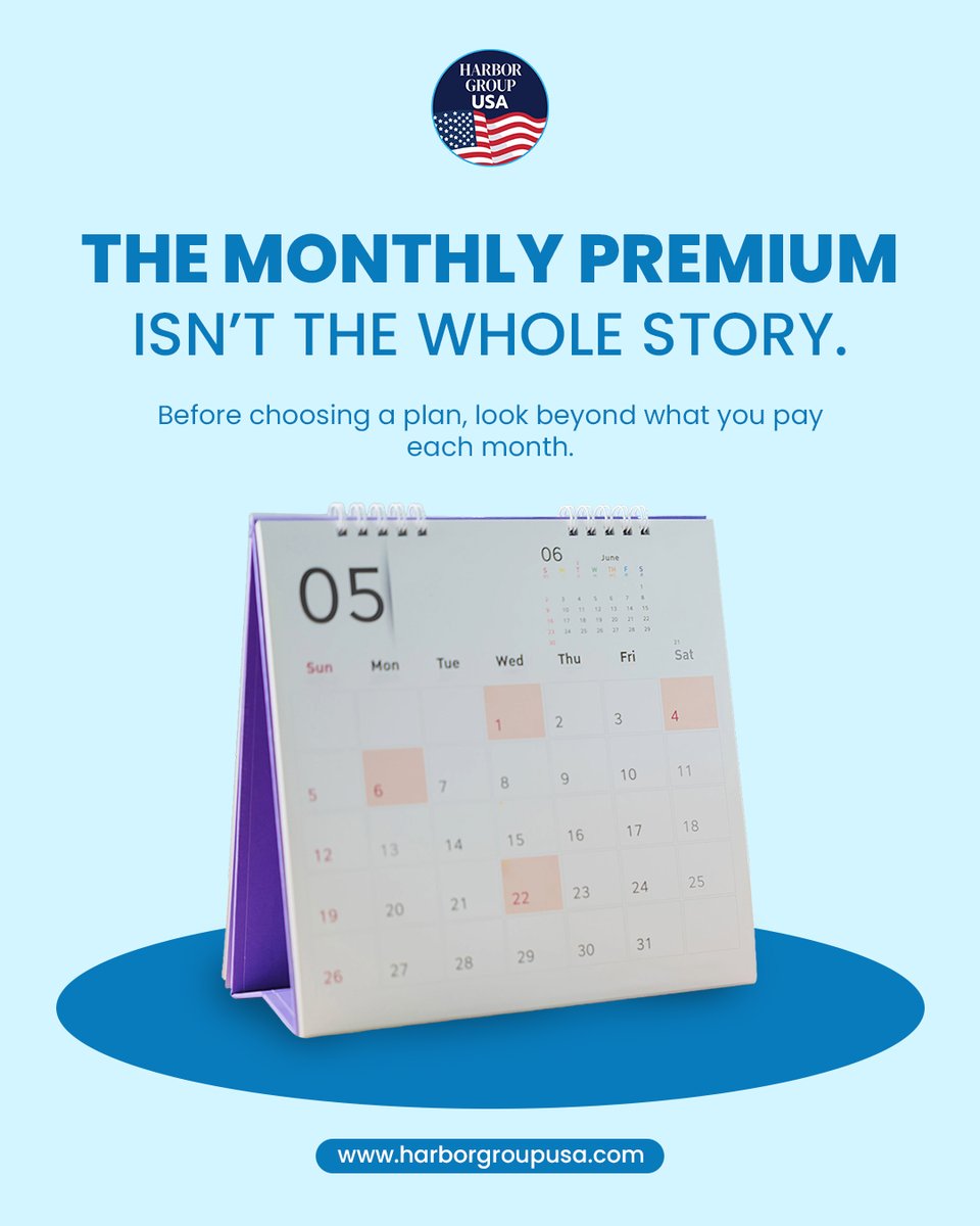 HarborGroupUsa's tweet photo. The monthly premium is only part of the picture.
Before choosing a plan, consider total costs, out-of-pocket expenses, provider networks, covered services, and overall value.

Choose what fits your healthcare needs not just your monthly payment.

Link in Bio

#healthcareplanning https://t.co/lP0tf4QRaA