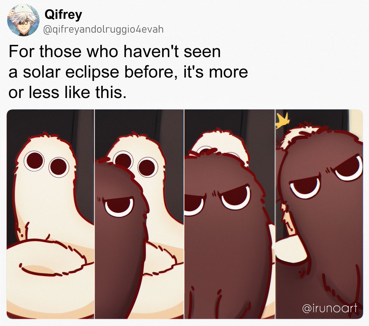 IrunoArt's tweet photo. Brushbuddy eclipse 🌞 🌚 

#WitchHatAtelier | #Δ帽子 https://t.co/gEVTfZL3SR