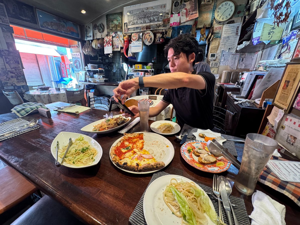 take_non1015's tweet photo. たけとイタリアン🍝🍕 https://t.co/UNzWOf2Ht7