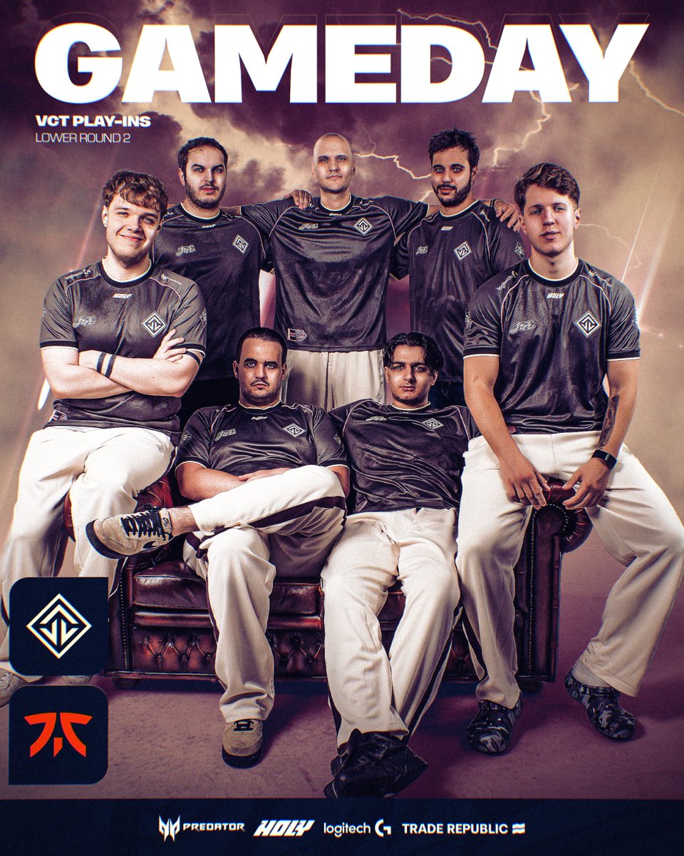 JoblifeEsport's tweet photo. 𝐕𝐂𝐓 𝐄𝐌𝐄𝐀 | 𝐋𝐎𝐖𝐄𝐑 𝐑𝐎𝐔𝐍𝐃 𝟐 🇪🇺

Jamais nous ne renoncerons à nos rêves.

🆚 @FNATIC 🟠⚫️
⏰ 19h/20h (BO3)
📺 ttv/JLTomy

#JOBLIFE https://t.co/UzPC59kogv