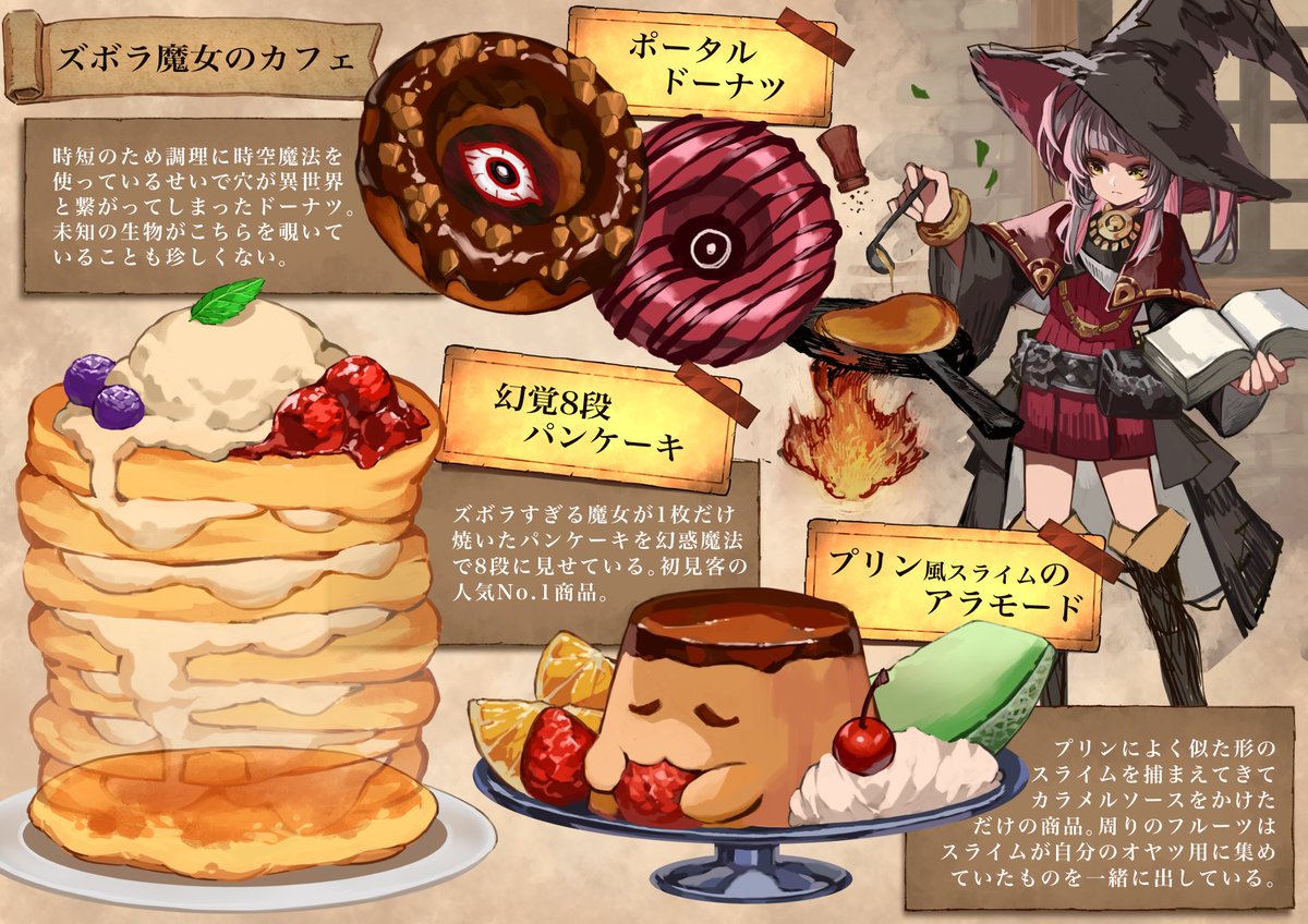 danryokumeshi's tweet photo. #一次創作祭り夏の陣2026 
世界の料理人シリーズ https://t.co/onfRLXaHZL