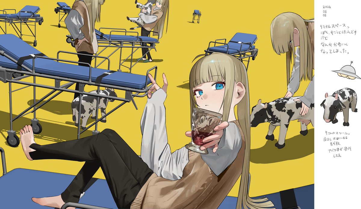 basaru_1106's tweet photo. #一次創作祭り夏の陣2026
絵日記で金髪の女の子をを良く描いてます https://t.co/cHtwtrWEk8