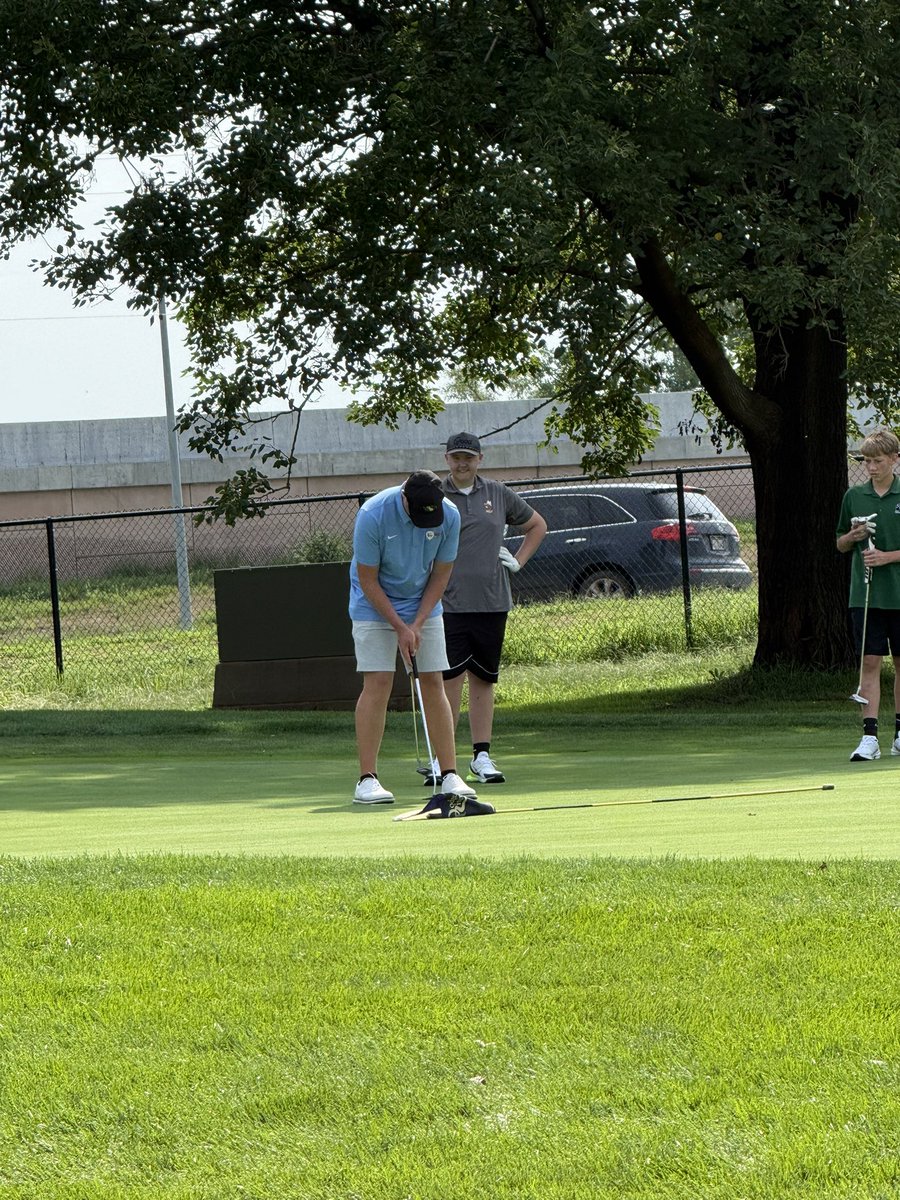 SCNorthBoysGolf's tweet photo. Opened up the season with a triangular win  on the road in Council Bluffs over West and CBTJ. A good team score of 324., individual scores below 

Kale Puetz 78
Seth Frankele 79
Asher Willson 80
Alex Hexom 87

Logan Salmon 90
Talyn Sheffy 92 https://t.co/vUEOitxJnP