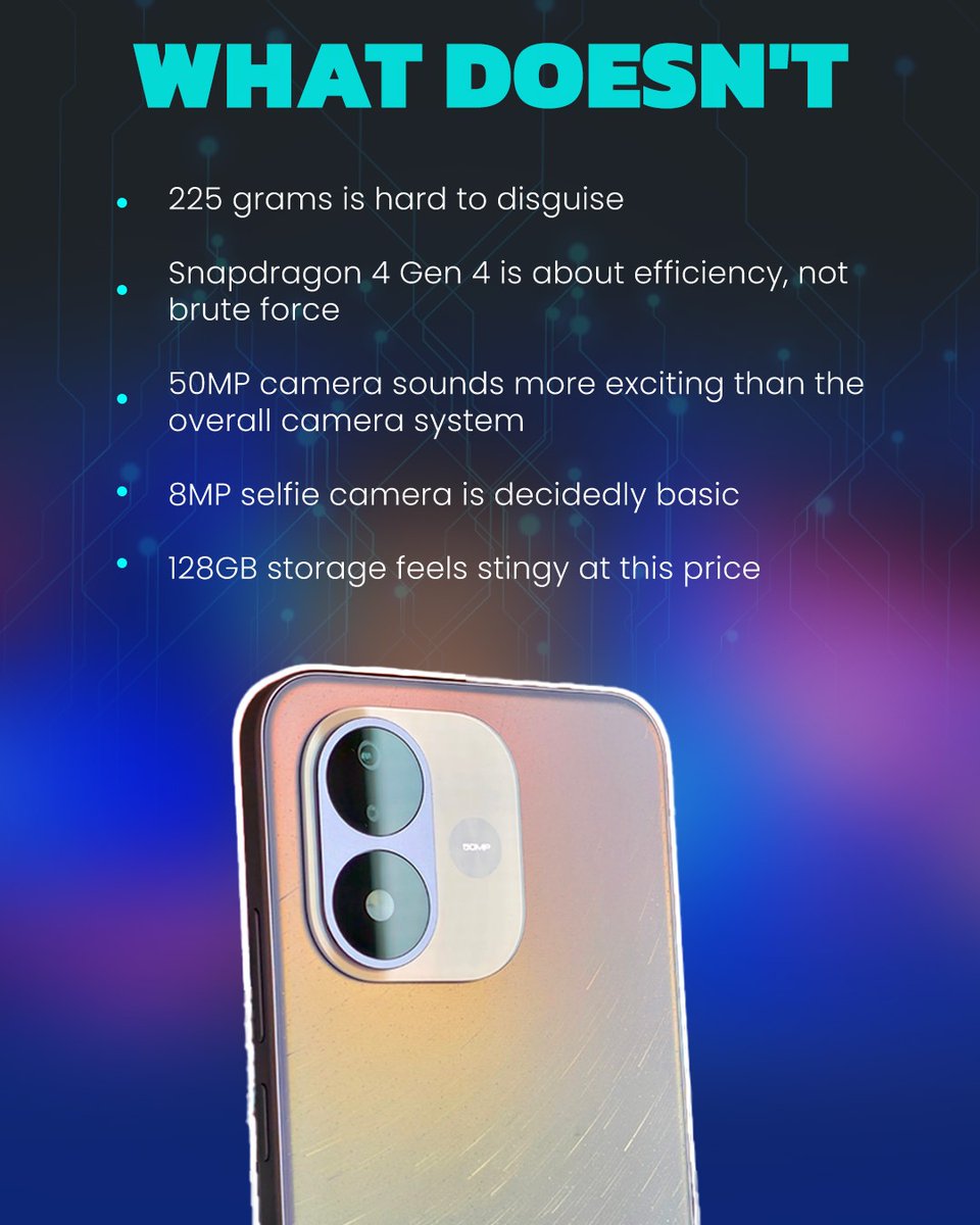 abplive's tweet photo. Redmi Note 17 combines a striking Starlight Purple design with an 8,000mAh battery, AMOLED display and practical features, making it a compelling mid-range smartphone.
Tap here to know more๐
https://t.co/YyPw2QsYSr
@shayak_m | #PhoneReview #TechReview #GadgetsReview #RedmiNote17 #RedmiNote #ABPLIVE