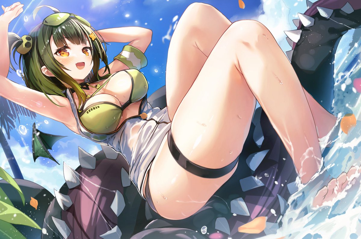cruel_gz's tweet photo. 夏好き💚 https://t.co/xfGksz285I