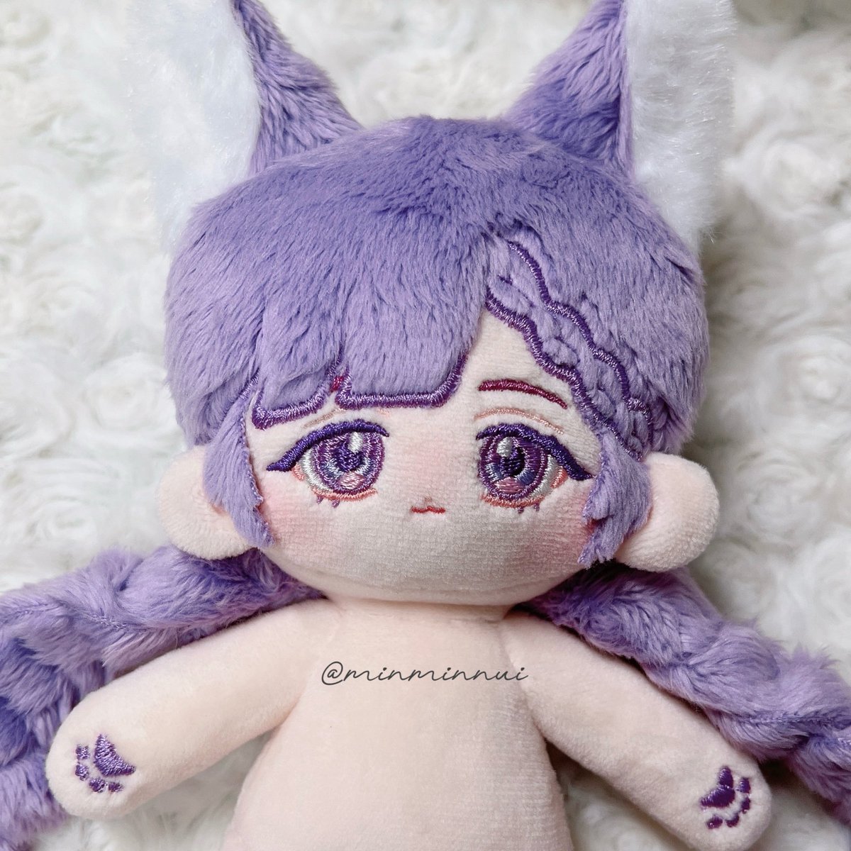 minminnui's tweet photo. ラベンダーイメージの子が完成しました✨
#自作ぬい https://t.co/3I0HWyxFc9