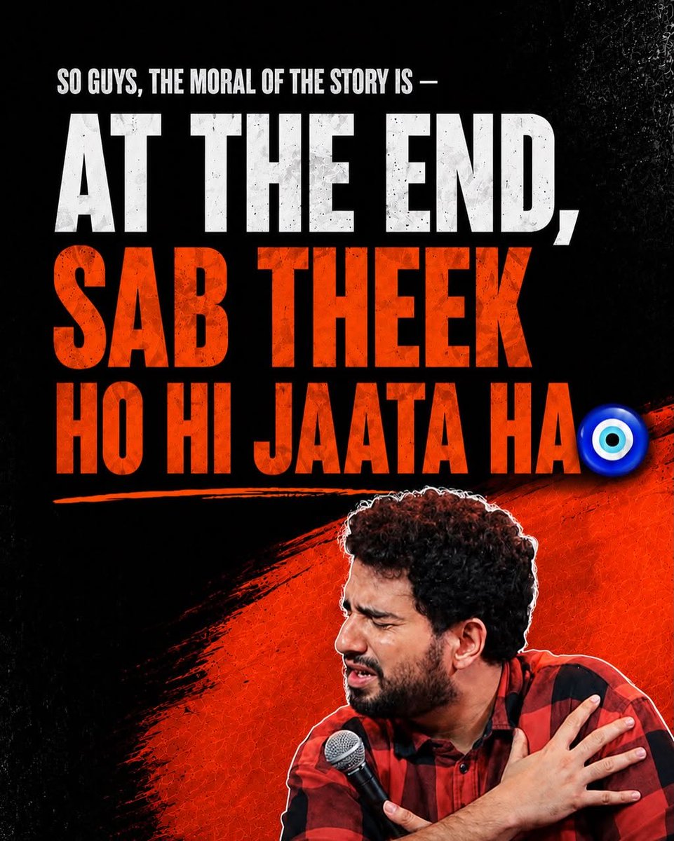 Bhaveshlivelife's tweet photo. The India’s Got Latent controversy has finally reached its legal conclusion.

The Supreme Court has quashed all FIRs and closed the proceedings against Samay Raina and the others, bringing an end to a legal saga that continued for over a year.

Whatever your view of the controversy, the court’s decision marks the end of a long chapter. For Samay Raina, it’s time to move forward and leave the episode behind.

And the perfect conclusion, straight from his own favourite line:

“At the end, sab theek ho hi jaata hai.” 👀

#SamayRaina #IndiasGotLatent