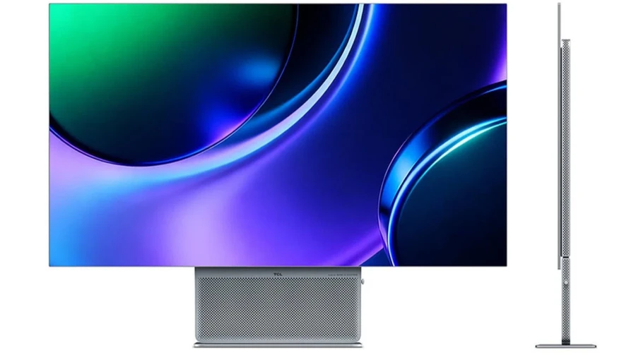 Kerroudjm's tweet photo. Sorry, what!? €918?! 🤯

TCL just unveiled a 4K OLED monitor with a 480Hz refresh rate, 6.4 mm thickness and Bang &amp; Olufsen.

Might finally be time to replace my Studio Display… after sending it in for repair twice. 😭 https://t.co/1FiQmlhdw5