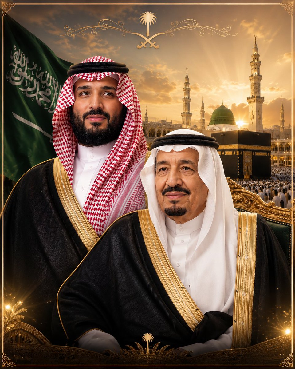 zkry_khald's tweet photo. #ساعة_استجابة
#خادم_الحرمين_الشريفين
#ولي_العهد‌ 
اللهم احفظ الملك سلمان وولي عهده الأمير محمد بن سلمان، وأمدّهما بعونك وتوفيقك، وألبسهما ثوب الصحة والعافية، وسدّد خطاهما، وبارك في جهودهما، وأدم على وطننا الأمن والعز والرخاء. 🇸🇦🤍 https://t.co/WbH0BHU1Tr