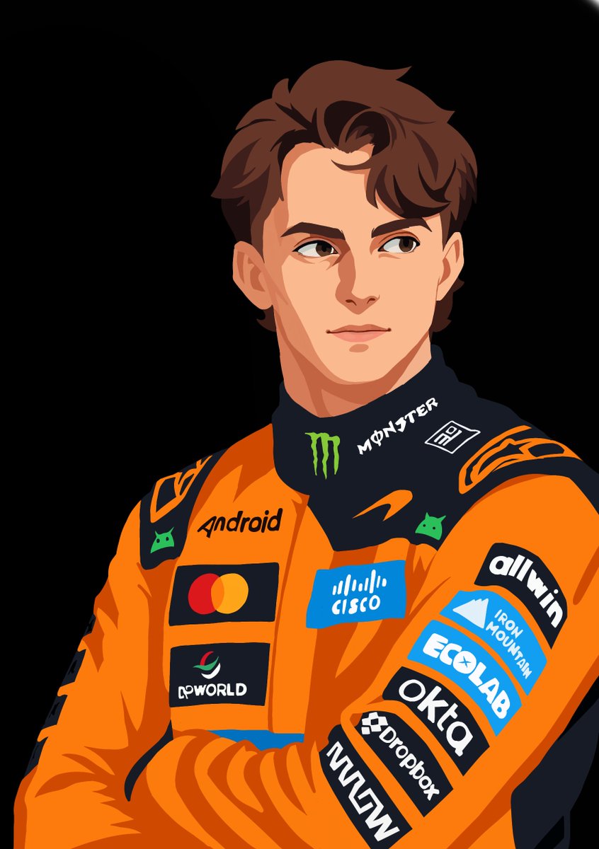 iiioorri's tweet photo. #landonorris #oscarpiastri #art #formula1 #f1 https://t.co/pKw84HX3Gt