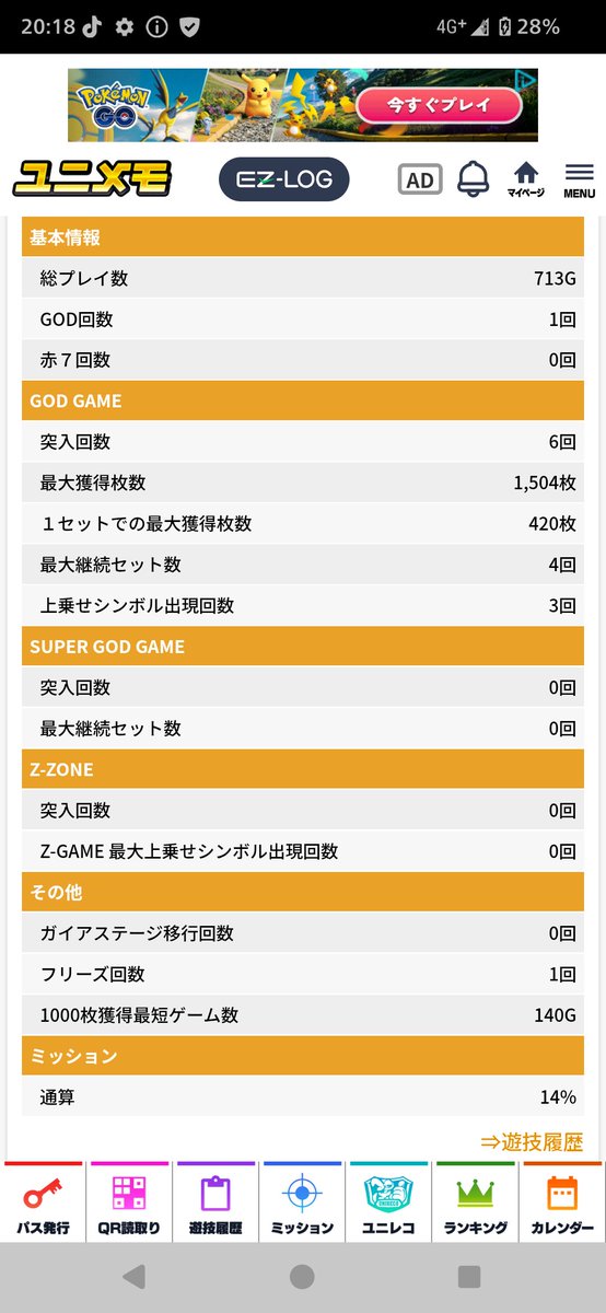 s57910's tweet photo. 今日、ミリオンゴッドの島を歩いてたら1100Gの空き台があり😳

勿論、飛び付いて打ったら4Kでまさかのフリーズ💥

お約束の４セット🙄
モードが良かったのでもう１セット当てて通算２度目の天井狙いも直ぐに当たって終了でした😋 https://t.co/R6692NK2RT