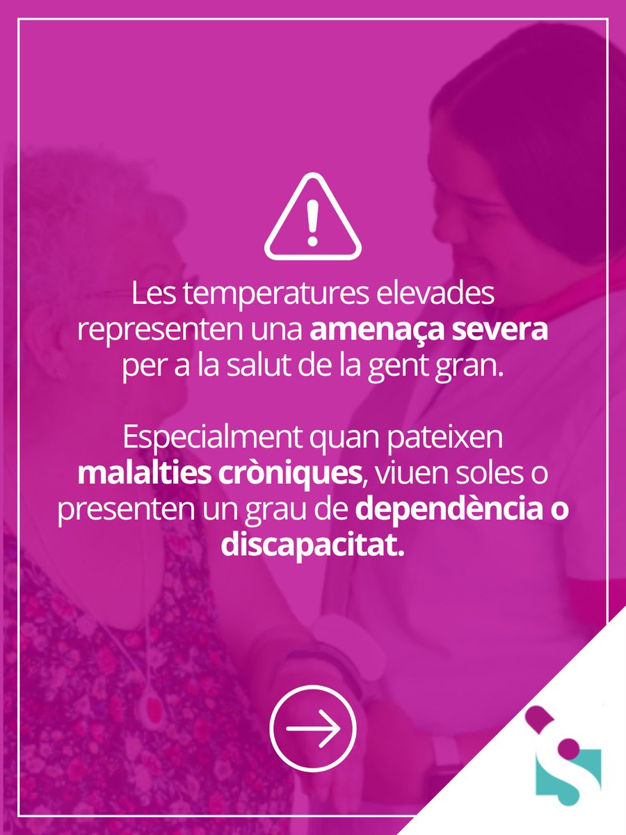 accentsocial_'s tweet photo. Els equips d'atenció domiciliària (SAD) fan una tasca essencial, detectant de forma precoç els riscos de calor i salut en les persones grans i dependents, durant les onades de calor extrem.

#AccentSocial #PosemAccent #RefugisClimàtics #GentGran #OnadaDeCalor https://t.co/zCuQ2nzmXo