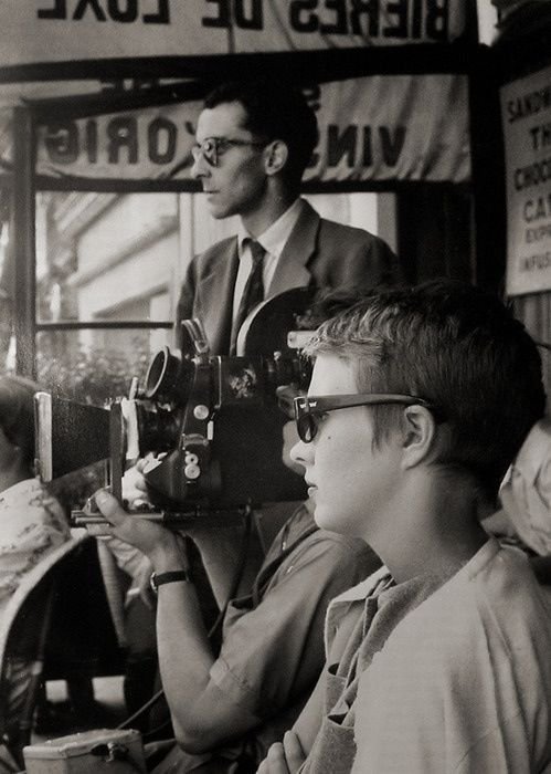 projectionistw's tweet photo. Jean Seberg, Jean-Luc Godard. https://t.co/zAN1EWhsIj