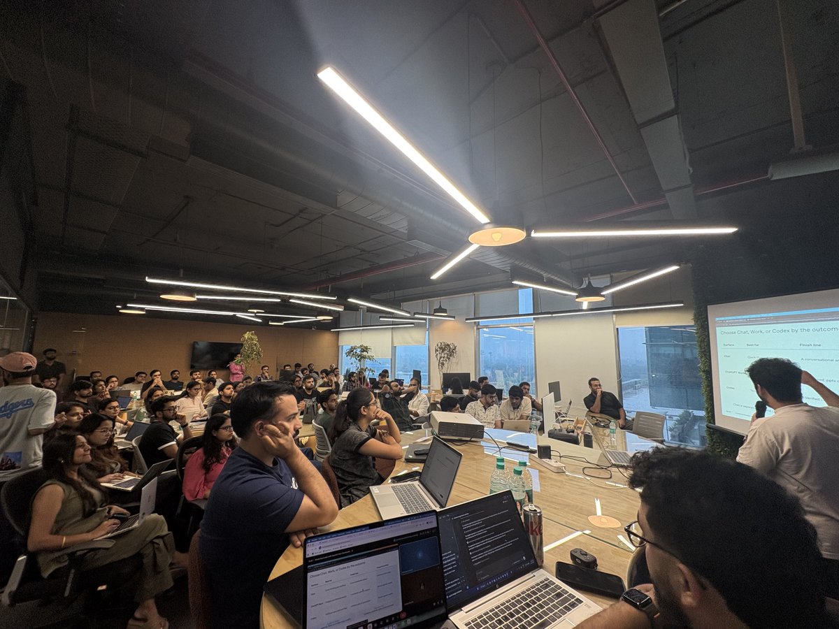 cars24india's tweet photo. AI is only as useful as the people willing to push it further.

@OpenAI joined us at Cars24 for hands-on Codex sessions. Real problems, sharp questions, and a lot of building.

Two days of learning and pushing what AI can do.

#Cars24 #OpenAI #Codex https://t.co/IJ4bwh6Hzw