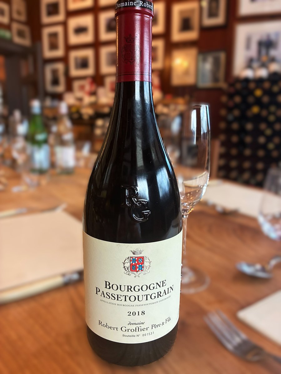 GreenacresIrl's tweet photo. Jason's wine choice this weekend is a Bourgogne Passetoutgrain 2018, from Robert Groffier, Burgundy, France.

"A blend of 25% Gamay and 75% Pinot Noir aged in used oak barrels showing us exuberant red berry and redcurrant fruit balanced by a pronounced mineral and saline structure giving us a great window into one of Burgundy’s most sought-after growers." - Jason

#greenacreswexford #everyvisitisadiscovery #discoverwine #lovewine #wexfordtown #winelover #ourcellaruncorked #winechoice #winetips #winelovers #wexfordwine