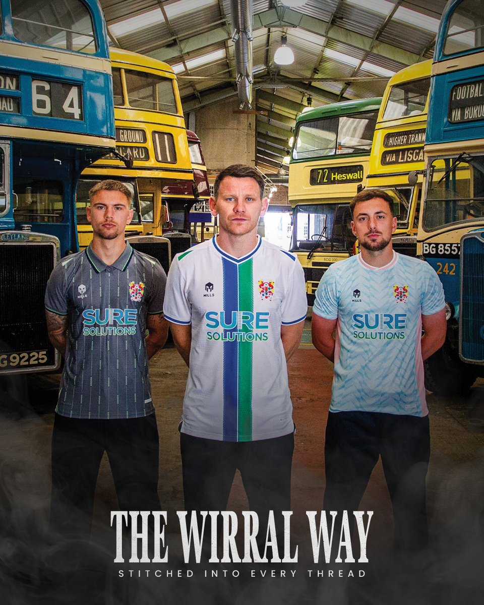 TranmereRovers's tweet photo. 🛍️ All three kits are now available to purchase online and in-store.

https://t.co/LJYaHZxVSD

#TRFC #SWA https://t.co/Avv05KqnbH