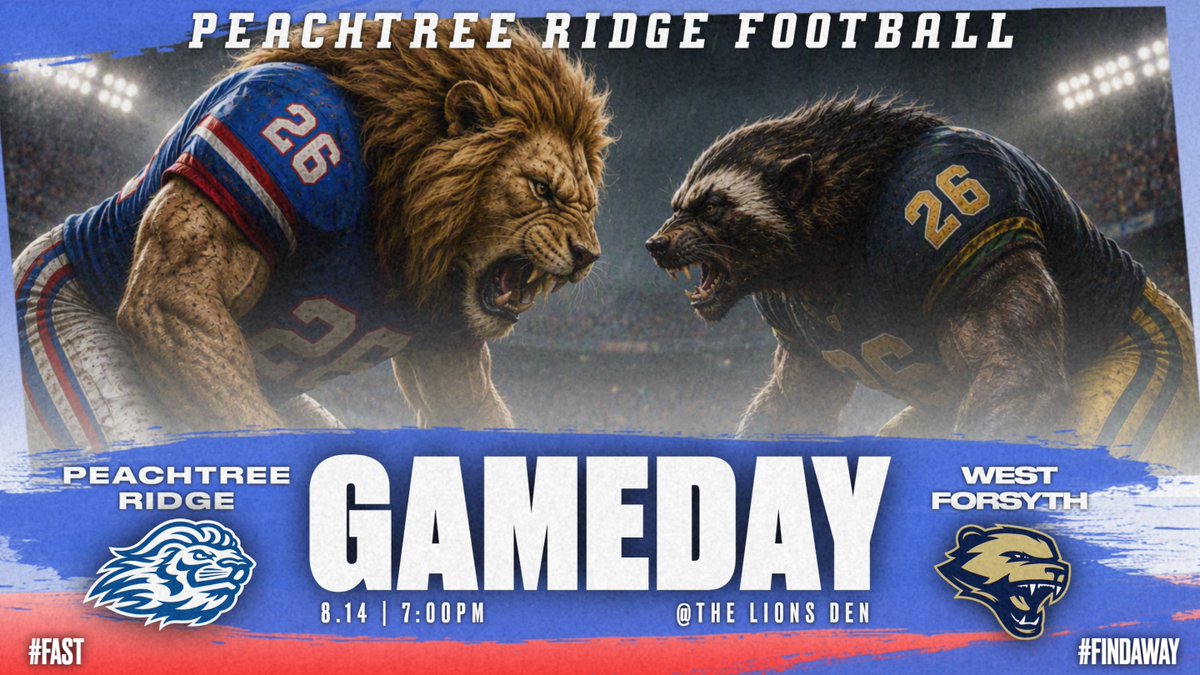 PTRFootball's tweet photo. It's been a while LION NATION......WAKE UP IT'S GAMEDAY!!!!! #FAST #FindAWay #FridayNightLights https://t.co/CZq194ceaB