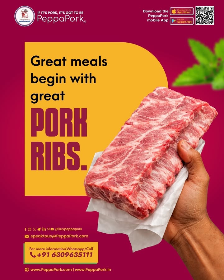 ILuvPeppaPork's tweet photo. 🔥🐖 Tender, juicy pork ribs slow-cut for rich flavour and perfect bite, ideal for grilling, smoking, or slow cooking with fall-off-the-bone goodness every time! 
#PorkOnline
#FreshPork
#Porkshop
#Porkmeat
#Buypork
#Porkdelivery
#MeatLovers 
#FeastReady https://t.co/z6XaBHhYaG