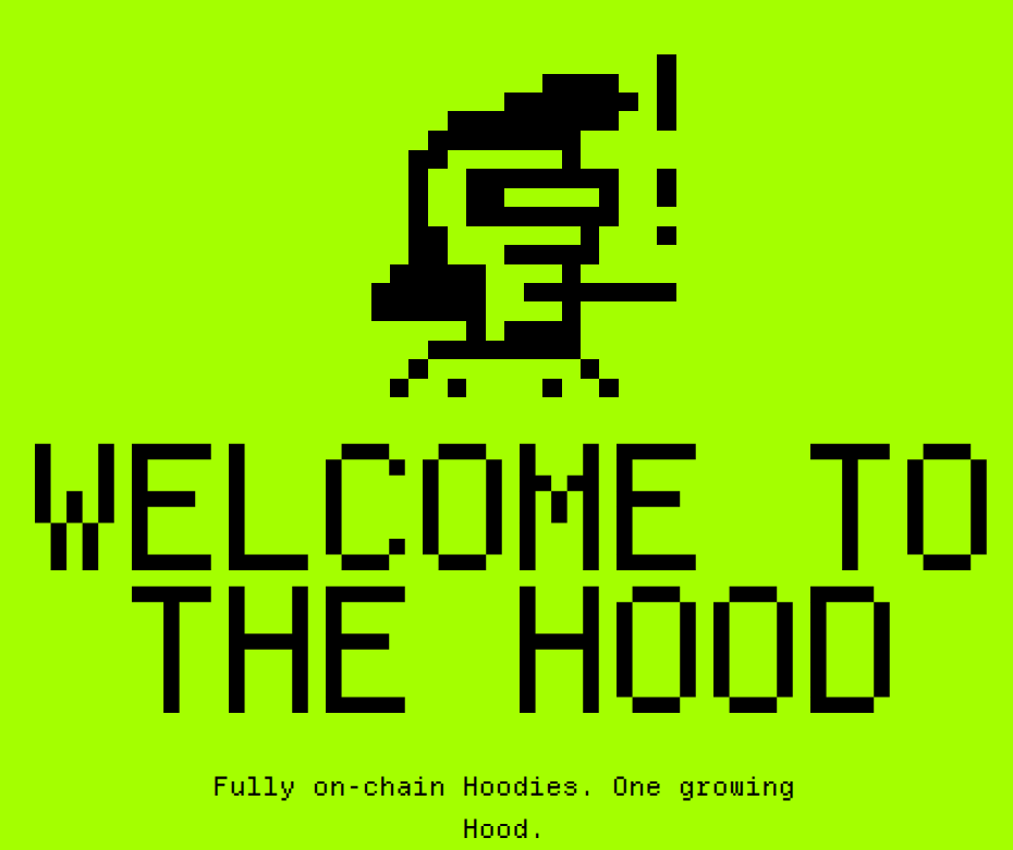 MisterLoops's tweet photo. The @OnChainHoodies collection is the FIRST (at least to stand out) FULLY ON-CHAIN (no off-chain dependencies like IPFS) collection on Robinhood, instantly recognizable.

Its founder @0xfilter8 has been non stop delivering since mint and is building (with holders) a whole ecosystem for the collection with an upcoming token, $OCH, which won't be exactly the reward in itself but the fuel of a whole economy.

A few posts to read (4 more to come until the official token release next week):
PART 1 - The Art: https://t.co/5ApvC1azCy
PART 2 - The Voice: https://t.co/HHLHwNnnF3
PART 3 - The Wallet: https://t.co/rdZN9RdlEO
PART 4 - The Currency ($OCH)
https://t.co/bV0bEc4M2Y