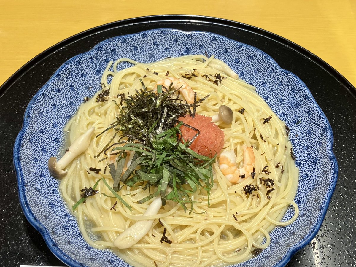 shimizutaxi's tweet photo. 小岩 五右衛門 さん・・・
なすとモッツァレラチーズのカルボナーラミートソース・・・
１，２８０円・・・
メチャメチャ 美味しいです・・・
明太子と海老としめじの青じそ風味も 絶品・・・
宇宙レベルの 名店・・・
#シミタクグルメ https://t.co/901jqdL7l4