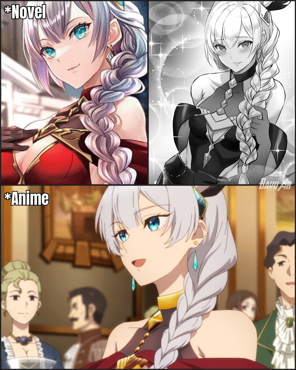 OfficialArbarif's tweet photo. Allucia in her dress, novel and anime version. Both version so gorgeous 😘

📺 Anime / Novel : From Old Country Bumpkin to Master Swordsman S2

#Katainakanoossan
#Fromoldcountrybumpkintomasterswordsman
#おっさん剣聖 https://t.co/Efz95Erj2S