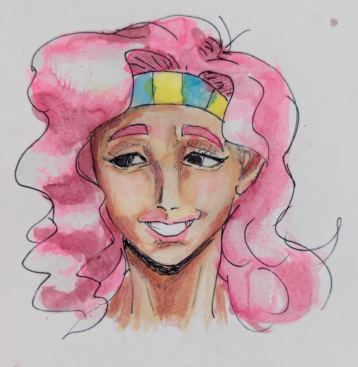 PKRockinTM's tweet photo. I tried experimenting with actual watercoloring https://t.co/aa7gFo0c5H