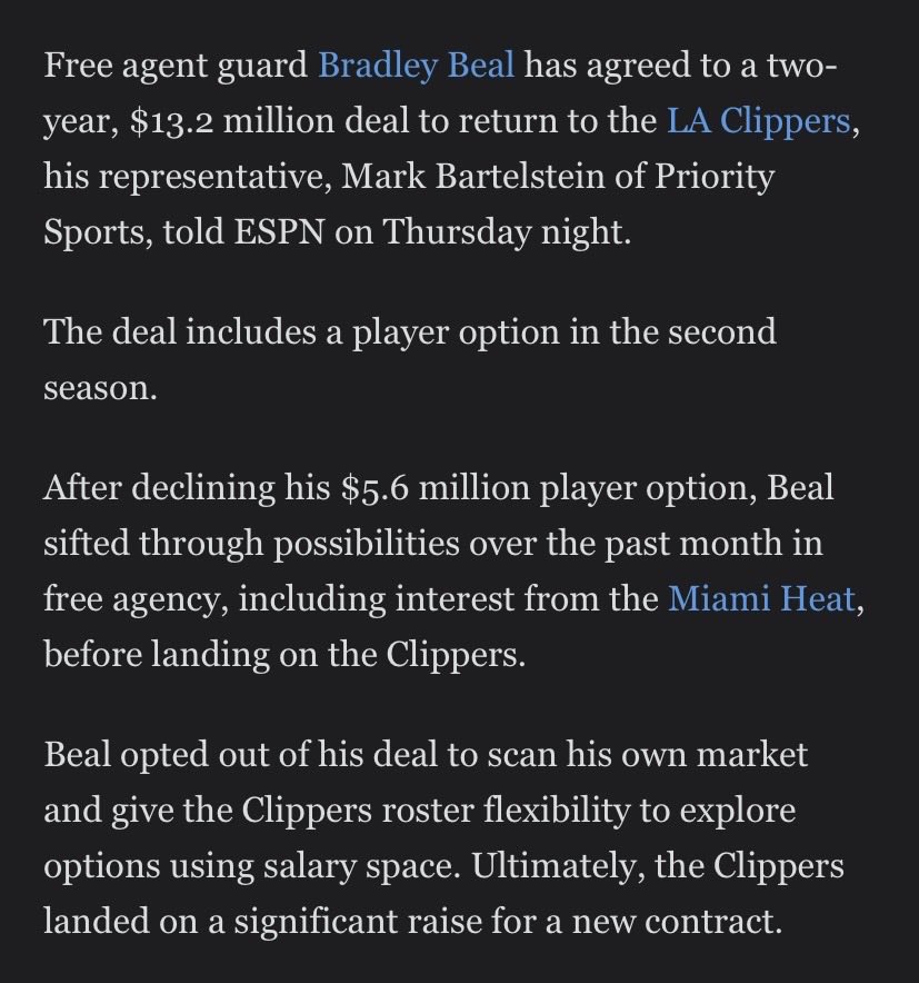 SPORTS_PRIMERO's tweet photo. #NBA | #ClipperNation | #BradleyBeal https://t.co/ZGNKSHX9Gs