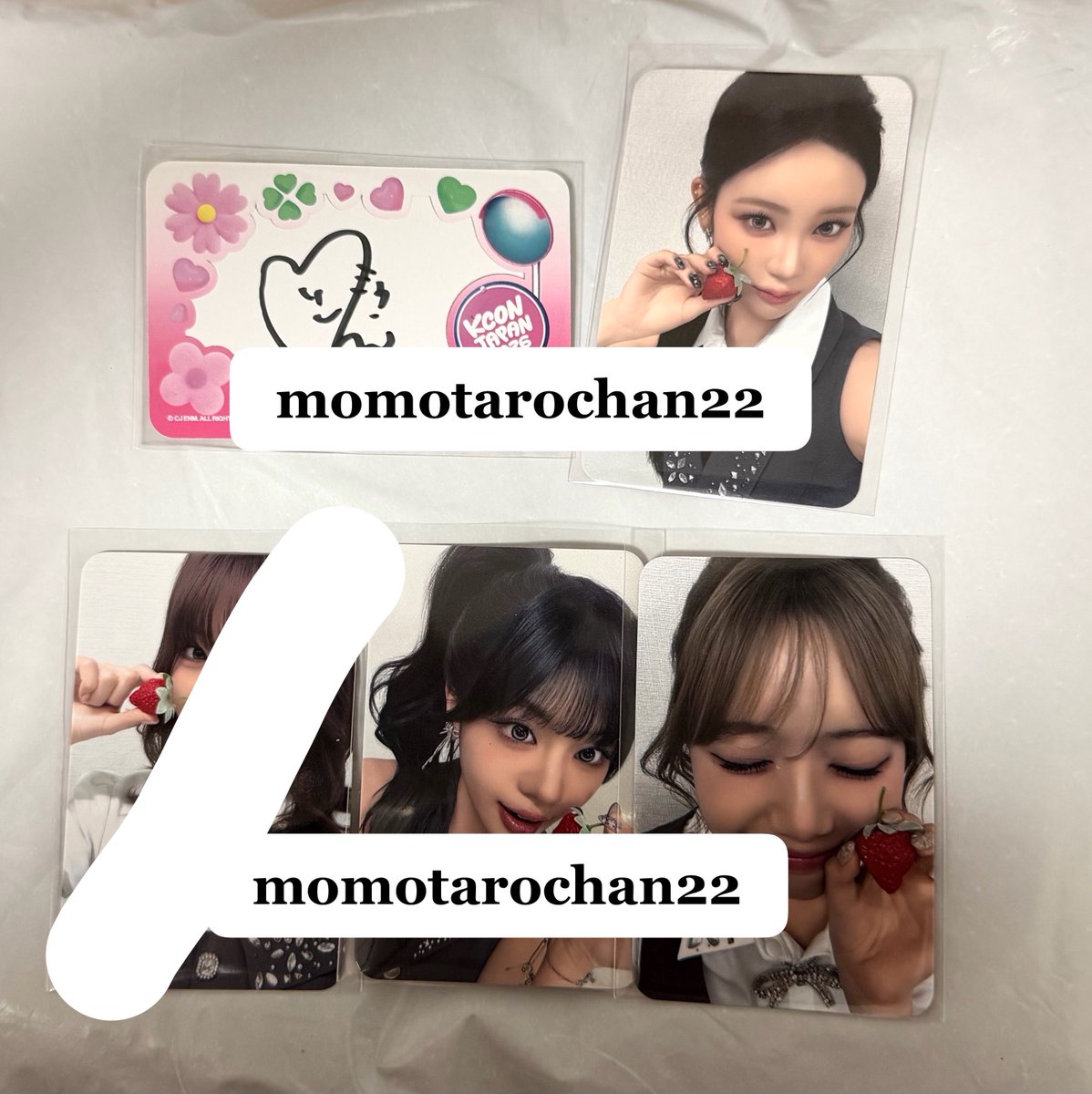 KCON JAPAN 2026 オンラインMDサイン 7000円トレカ 交換 譲))写真の物