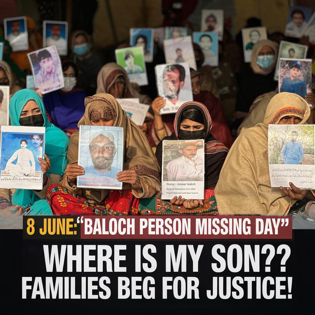 Akhan0047's tweet photo. Across Pakistan, families of people reported missing or disappeared deserve a response grounded in facts, due process, equal legal protection, independent scrutiny and accountability. 
#EndEnforcedDisappearances 
#HumanRightsPakistan https://t.co/F34rjqYnV5
