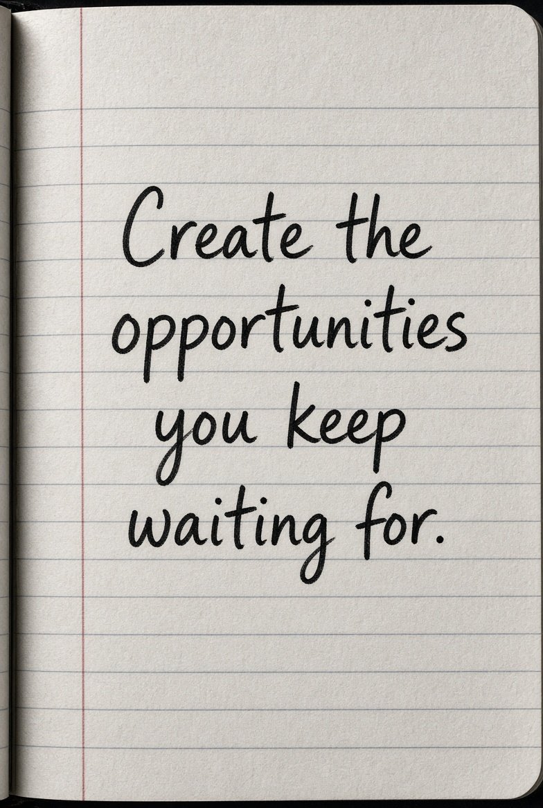 gianthologist's tweet photo. Create the opportunities you keep waiting for.
Creating opportunities today? π
#CreateOpportunity https://t.co/vati4GWQtM