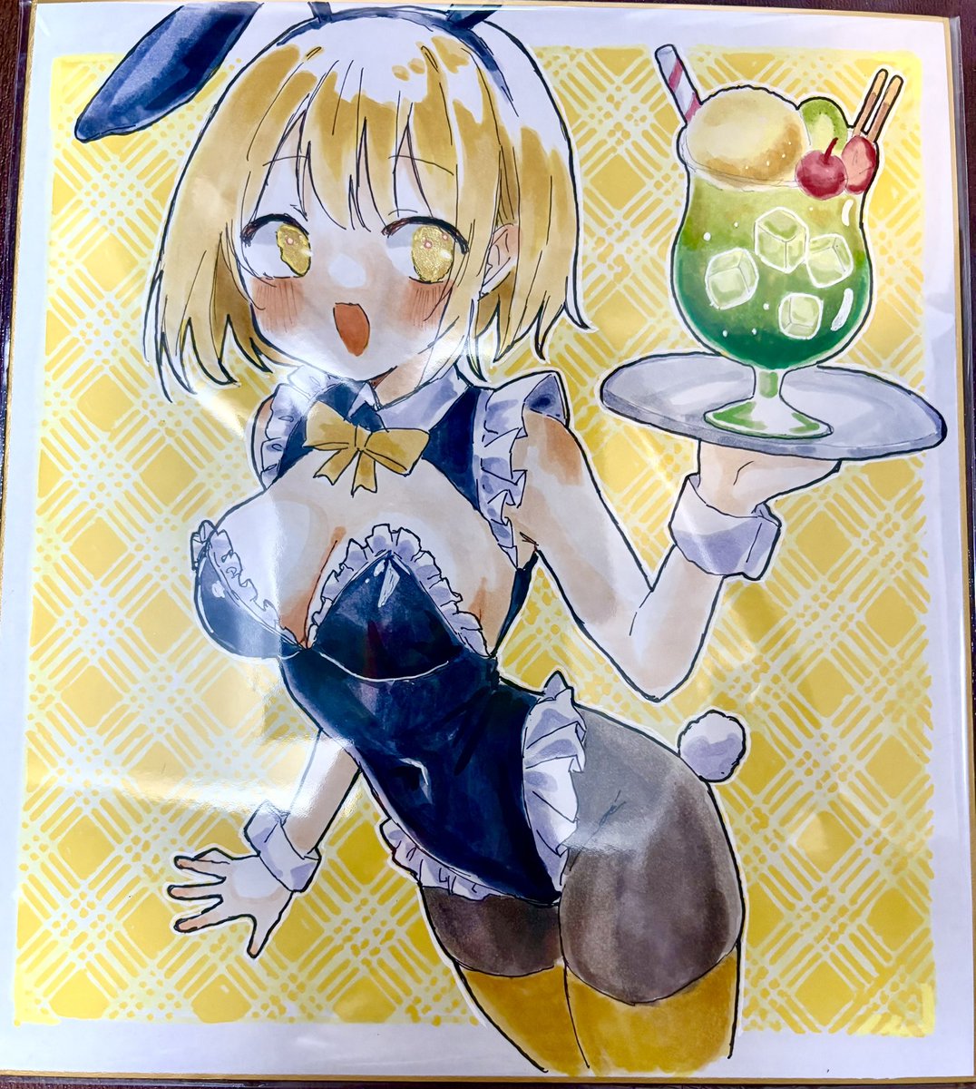 ZtYZDv's tweet photo. 【コミックマーケット108お品書き】
◆8/16(日) 東1ホール ク-29b
◆このいぬ

コミケ初参加です。
原画たくさん持っていきます。
よろしくお願いします。

この色紙はオークション予定です。
#コミケ #C108 https://t.co/4qAA57biig