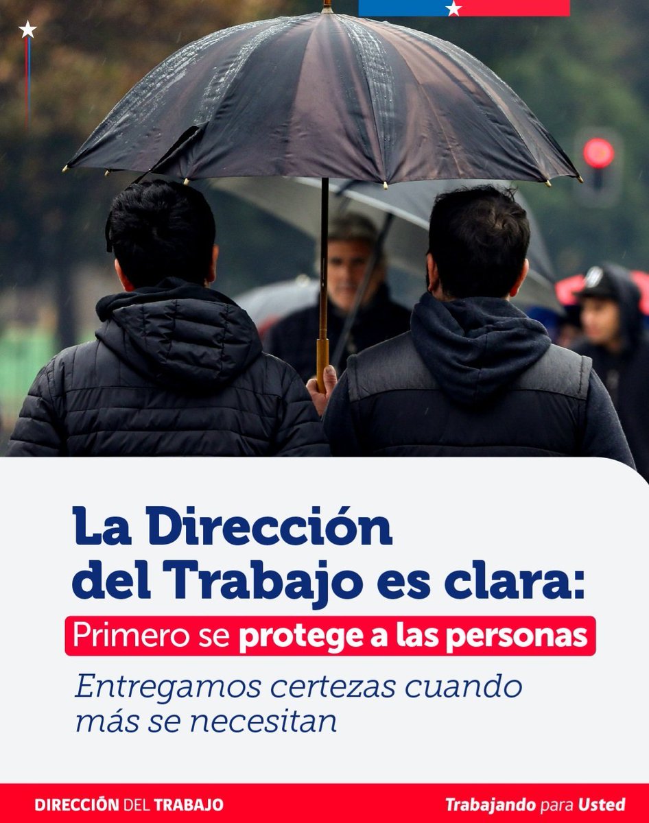 seremitrabajo's tweet photo. 🔴 A raíz de los cortes de suministro de agua potable que afectan a diversos puntos de #Antofagasta por las precipitaciones, te recordamos que la legislación laboral es clara.

@AntofagastaDrt
@DPRAntofagasta 
@VoceriaAntofa 

#JuntosChileSeCuida https://t.co/TWREaFLUcJ