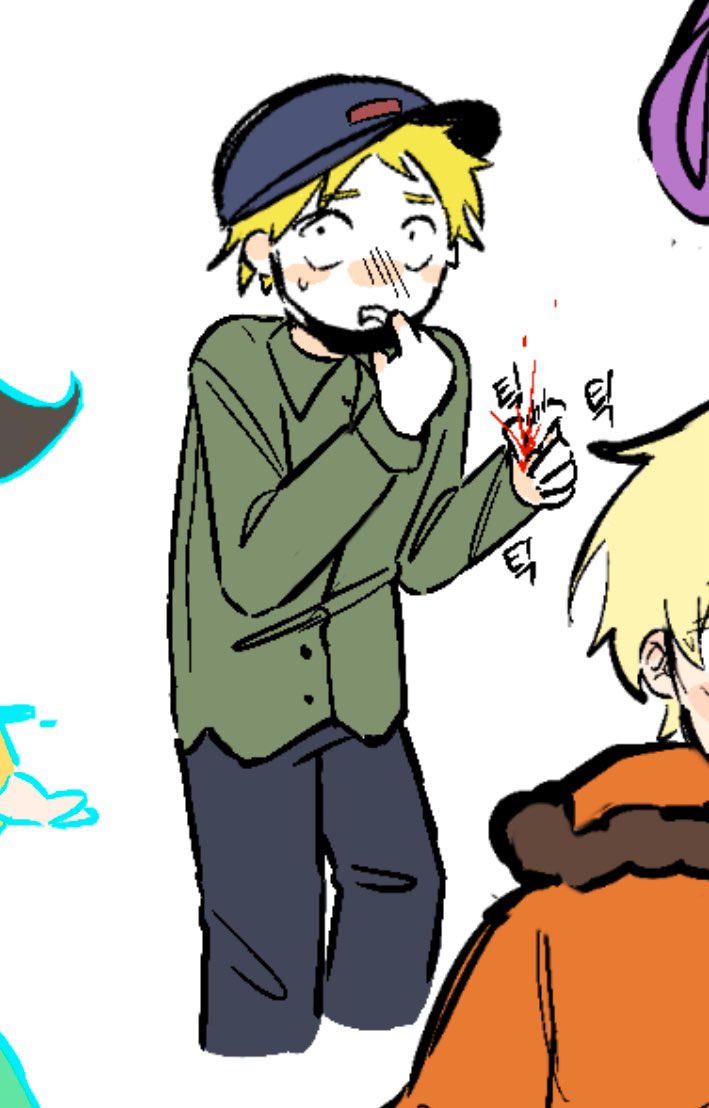 bigarrh's tweet photo. #sptweek 모자 왜 씌웟냐면 머리 그리기 너무 어려워서 https://t.co/Tk5rQZZvWE