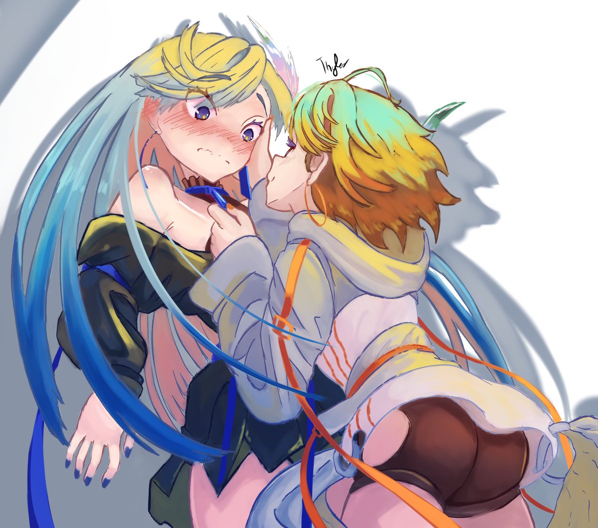 ThylosAtelier's tweet photo. 最近のイラストに新しいライティングのわざやってみた。
イラストが上手になれるように反対の色を使った。おかしいかな🤔
顔もめちゃ好きだな〜〜　イラストの中で一番好きなのは顔だよ。>w<

#VESPER_ART #VESPERBELL https://t.co/uBkl9wueiP