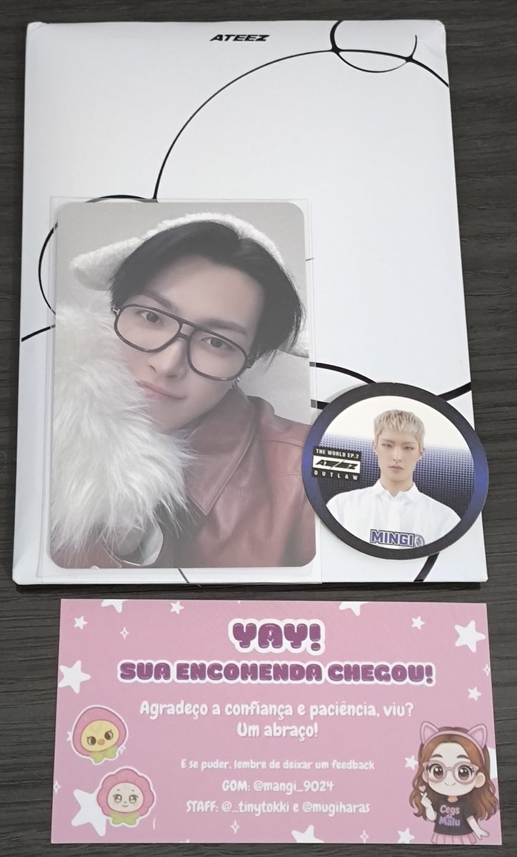 lowjoong's tweet photo. Mais um feedback super positivo pra @mangi_9024, @_tinytokki e @mugiharas por essa CEG ♥️ Tudo muito bem organizado, com bastante cuidado e atenção durante o processo. Chegou tudo certinho, rápido e bem embalado. Muito obrigado, amores ❣️ https://t.co/mhuv7PDkAF