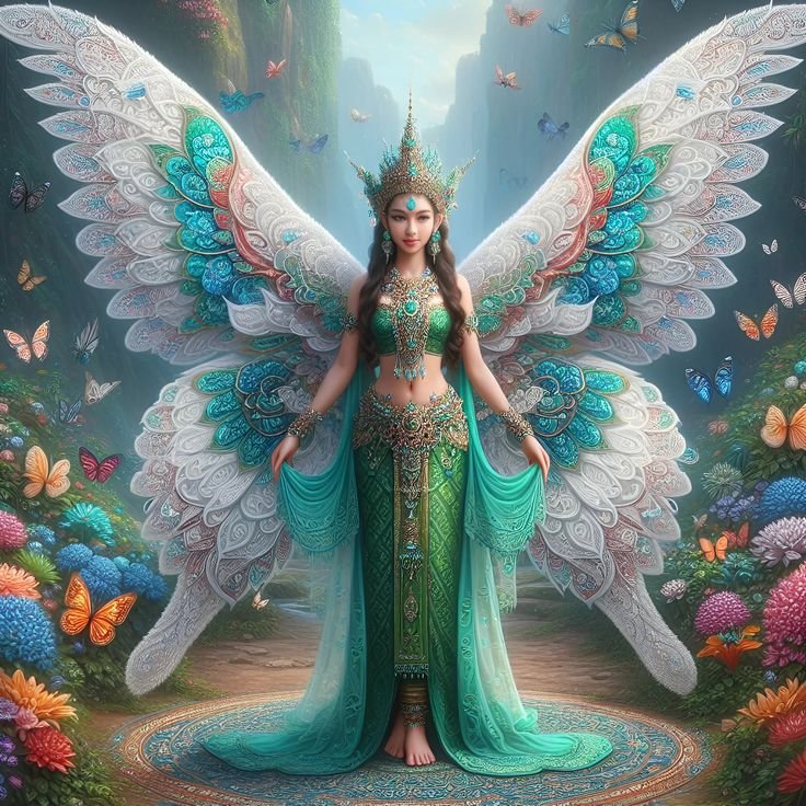 MoonbyKS's tweet photo. Rise of The Magical Butterfly Princess” performance By Freen Sarocha ✨✨
May be this look or....🫣
#srchafree #Happitat
#TheMagicalDestinationOfHappiness
#TheGrandCelebrationOfHappitat #CPAXTRA https://t.co/9feU8Fv85H