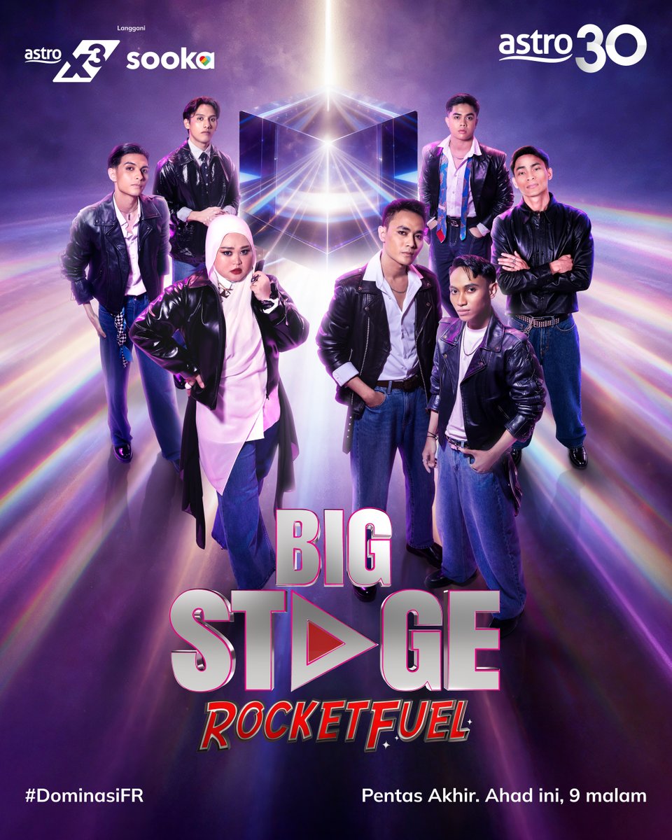astroonline's tweet photo. Jangan lupa saksikan 6 finalis hebat ini beraksi di Pentas Akhir Big Stage Rocketfuel! Siapakah yang bakal dinobatkan sebagai juara? 👑🎤
Strim live penuh dengan melanggani Astro X3 dan sooka.
#BigStageRocketfuel #BigStage #DominasiFR #Astro #astrox3 https://t.co/x0GCJLqUGw