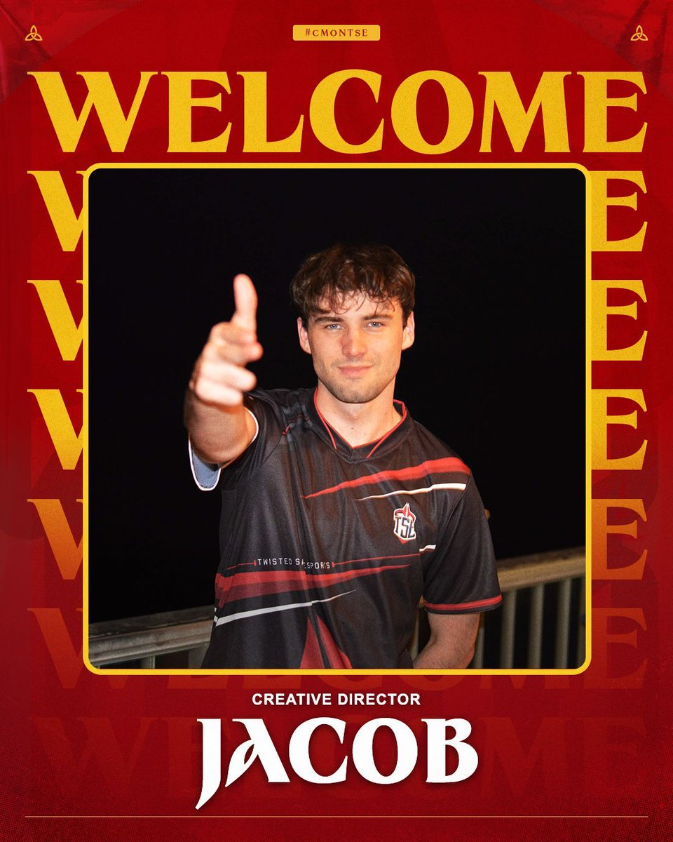 TSE_gg's tweet photo. 🚨 SHAPING OUR VISION 🚨

Please welcome @TSE_Jayce as the new Creative Director of TSE!

Jacob’s commitment to TSE speaks for itself, and we couldn’t be more thrilled to have him help us continue building something special.

#CMONTSE ⚔️ https://t.co/Q1ubYegj81