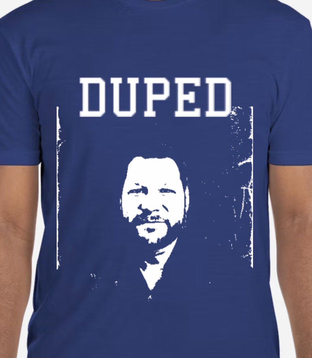 SlavCostas's tweet photo. Who’s ready for the next T Shirt launch?
#DUPED https://t.co/Owu5NWVwhC