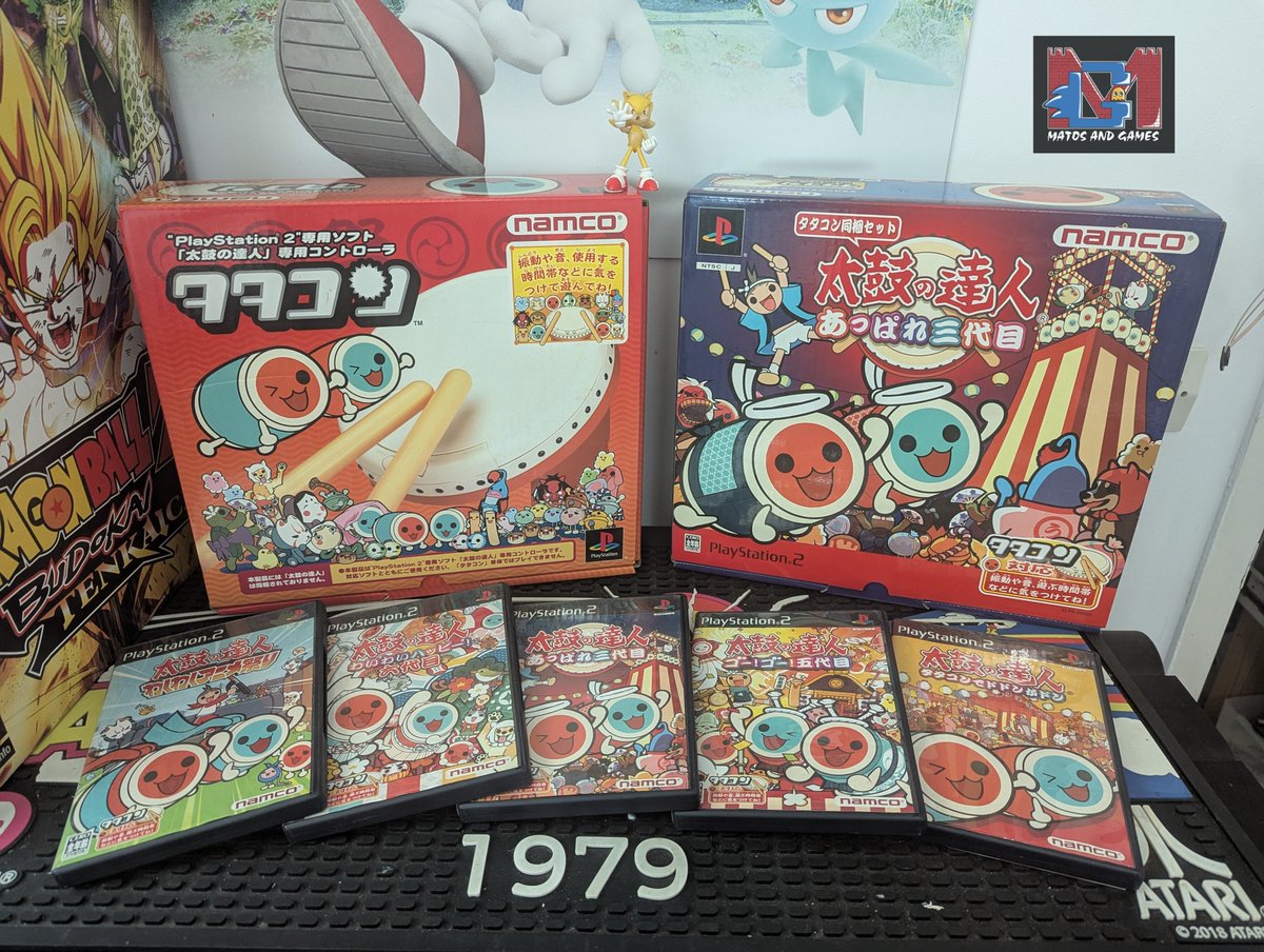 MatosandGames's tweet photo. De quoi rendre vos voisins heureux avec ce matos Taiko no Tatsujin PS2 😅
#retrogaming #sony #ps2 #taikonotatsujin #matosandgames https://t.co/ugq1pFwm2Y