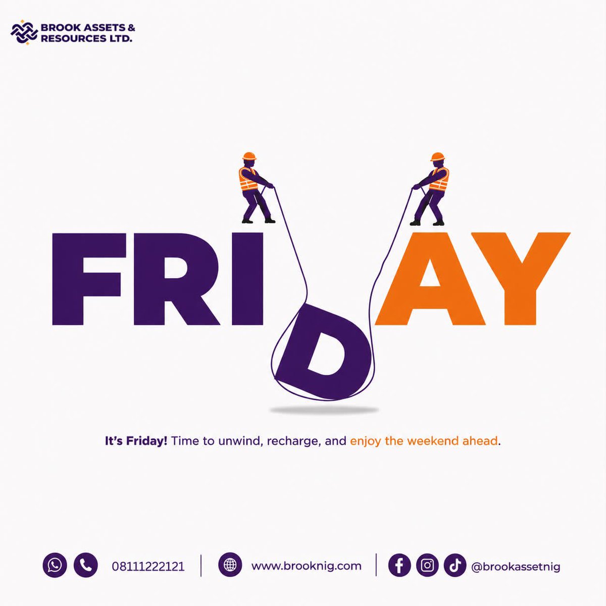BrookAssetsLtd's tweet photo. Happy Friday! ๐๏ธโจ
The week may have been a lot, but you made it through. Take a moment to unwind, recharge, and enjoy the weekend.
Hereโs to rest today and building bigger tomorrow. ๐
#TGIF #BrookAssets #HappyFriday #RealEstate #BuildWithUs https://t.co/rLWQ3IgNCB