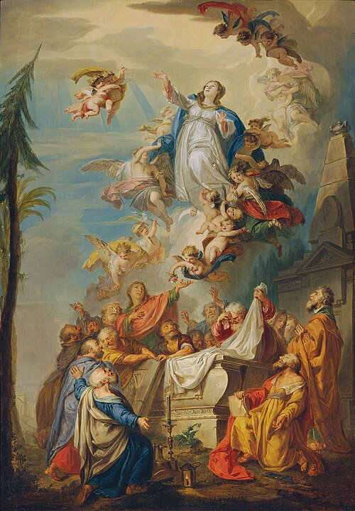 pudorpulchritud's tweet photo. La Asunción de la Virgen, Vinzenz Fischer. https://t.co/wMGpPgHLml