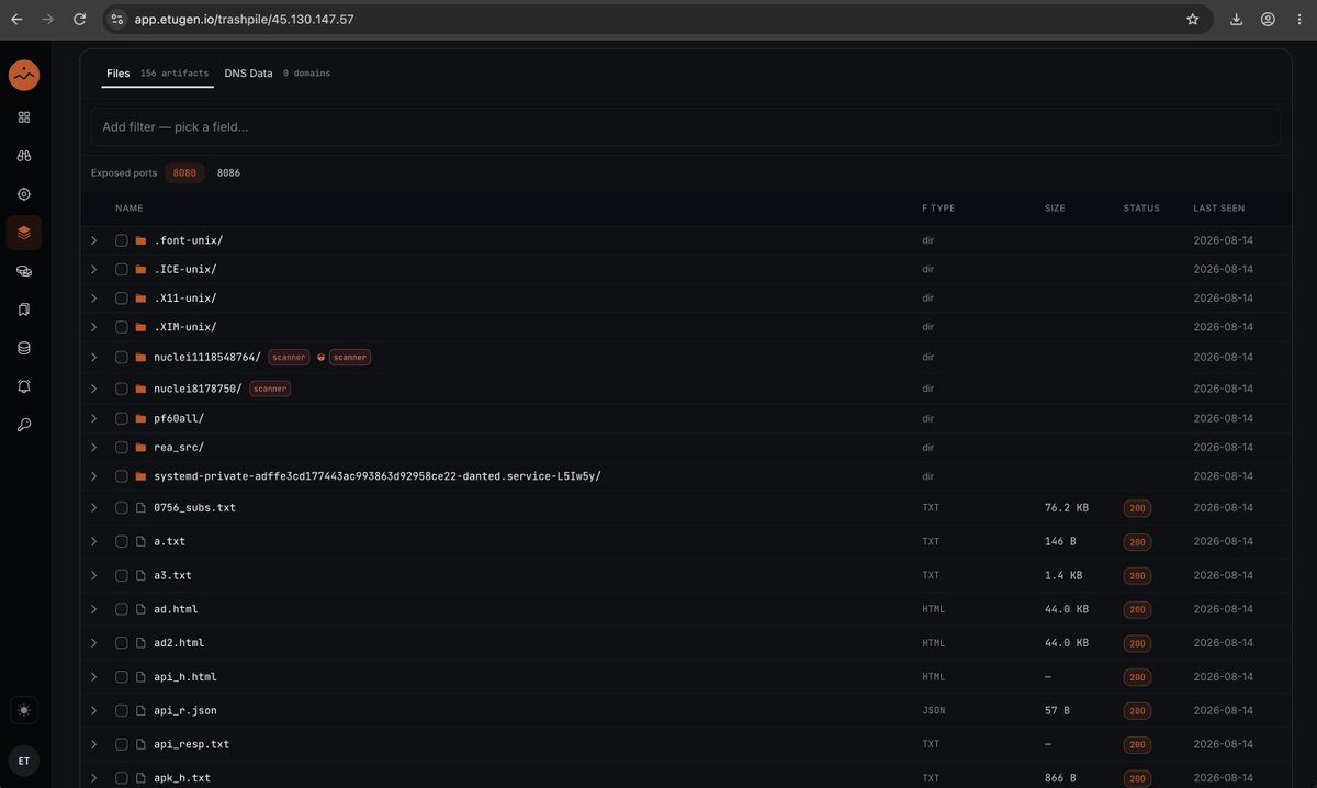 etugenio's tweet photo. 🇷🇺 VShell Malware 45[.]130.147.57 

Analysis Platform: https://t.co/htzGkTYUwv

#webshell #chinachopper #c2 #malware https://t.co/K34yiObDjN