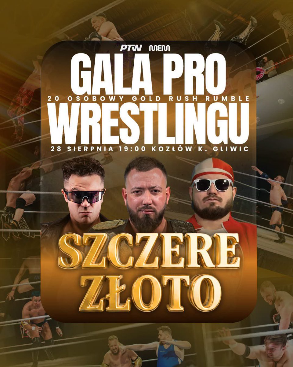 CJKlaksonPL's tweet photo. PTW Szczere Złoto: GOLD RUSH RUMBLE 

Let’s CONQUER the Rumble! #BetOnThat https://t.co/hyFucvabza