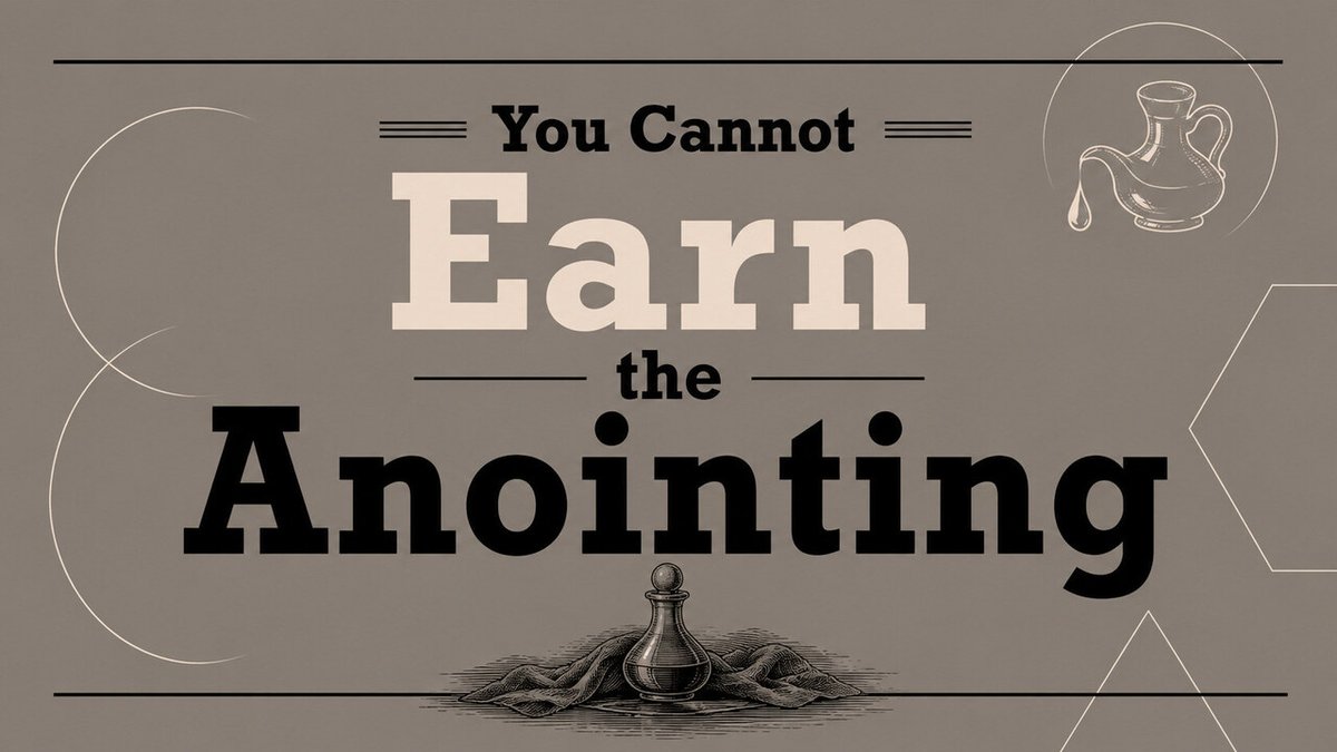 BishopSanders's tweet photo. You Cannot Earn the Anointing by Jonathan Sanders: https://t.co/FNRQ11j8VX https://t.co/HgG79cOLVh