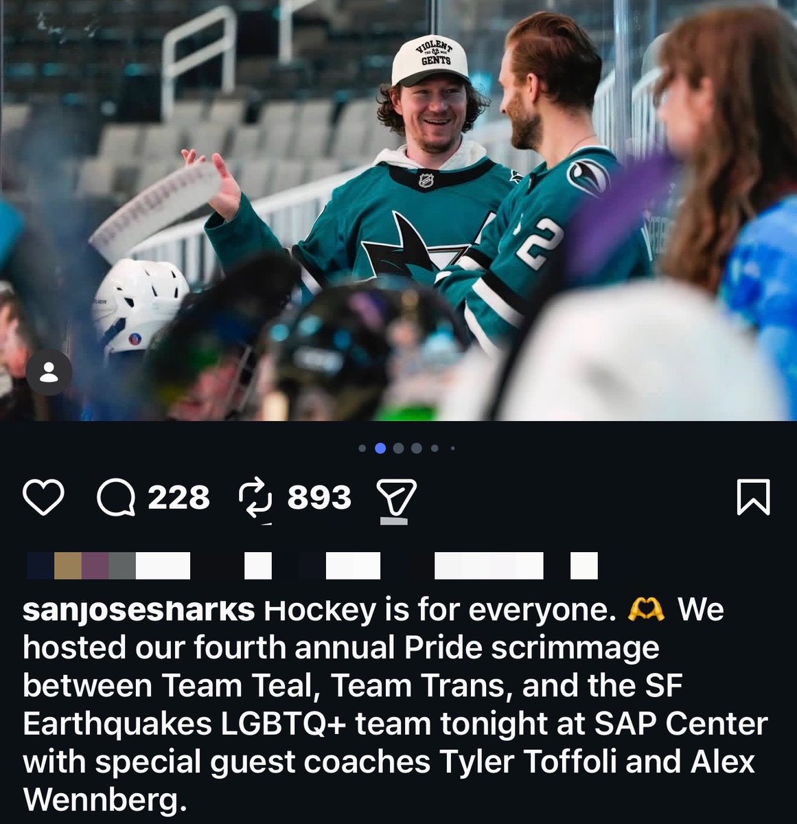 mcnuggetmel's tweet photo. The Tyler toffoli and Alex wennberg wokeness erasure is sad … 😔 https://t.co/M3PfiJBZCS