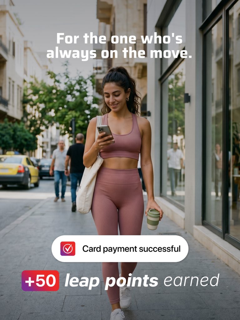 leapdigitalbank's tweet photo. Leap is built to move with every moment.

Whether you’re saving for your first dream, managing your everyday moments, or staying connected from miles away.

#LEAPbySGBL #LEAPIntoMoments #LEAP #SGBL #LEAPDigitalBanking https://t.co/xRAWh1lK8e