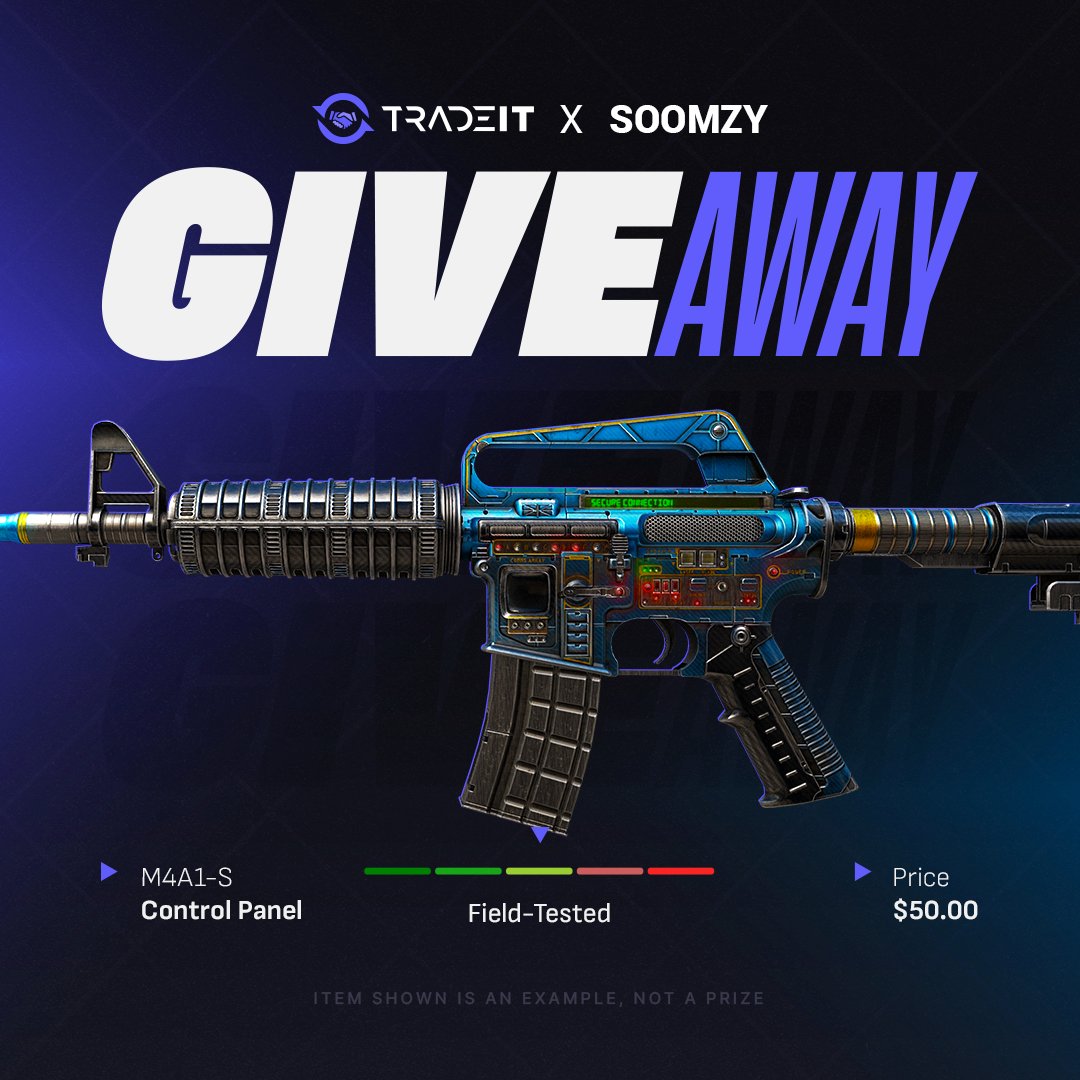 Soomzyy's tweet photo. 💰 $50 GIVEAWAY!

✅ Follow Me &amp; @tradeit_gg 
✅ Retweet
✅ Tag a Friend

⏰ Rolling in 7 Days! https://t.co/9jFUemQh1P